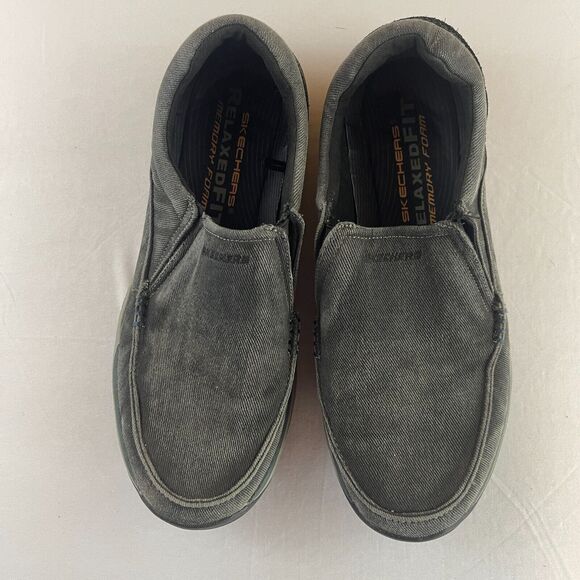 Skechers Mens Expected Avillo 13 Relaxed Fit Casual Slip On Loafers Shoes 64109 - Picture 4 of 8